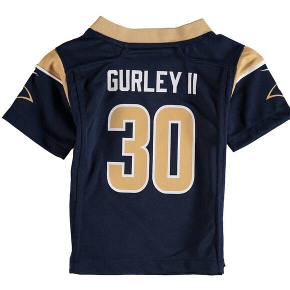NFL Infant Los Angeles Rams Todd Gurley II Nike Navy Game Jersey 18 Months - Picture 3 of 3